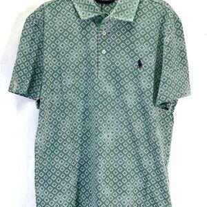 Polo Golf Ralph Lauren Pro Fit Polo Shirt Green Print Size S NWT $98.50